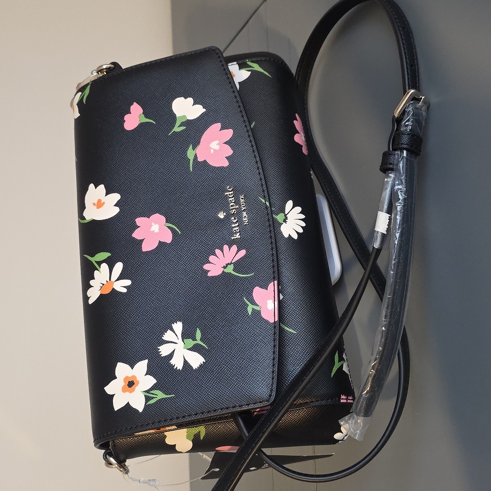 KATE SPADE NEW YORK NWT Floral Waltz Laurel Way Crossbody/Shoulder Bag - Picture 5 of 14